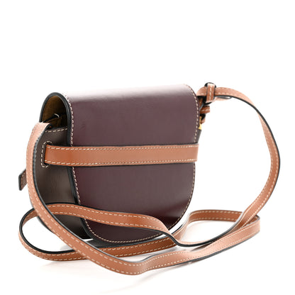 Loewe Calfskin Small Gate Crossbody Bag Oxblood Tan 3 of 10