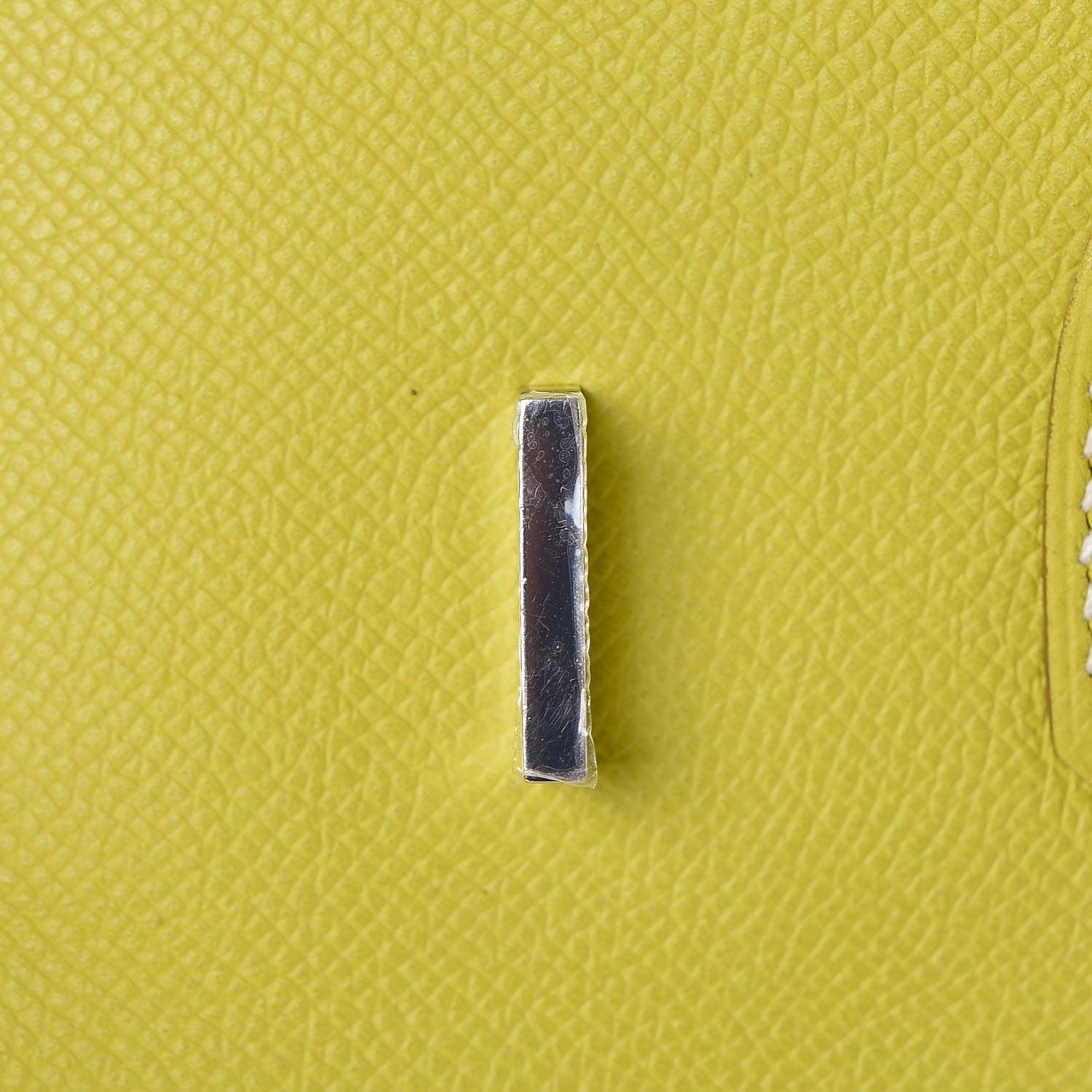 Hermes Epsom Candy Birkin 35 Lime Gris Perle 20 of 33