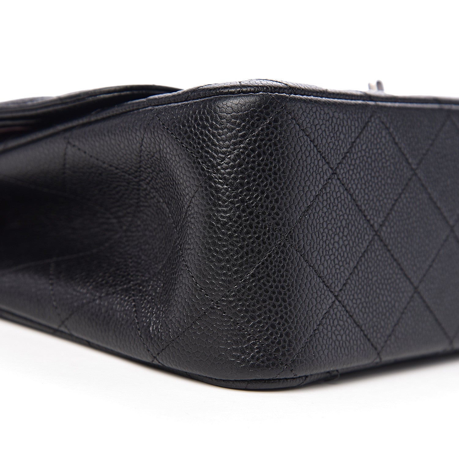 Chanel Caviar Quilted Jumbo Double Flap Black 12 of 14