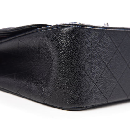 Chanel Caviar Quilted Jumbo Double Flap Black 12 of 14