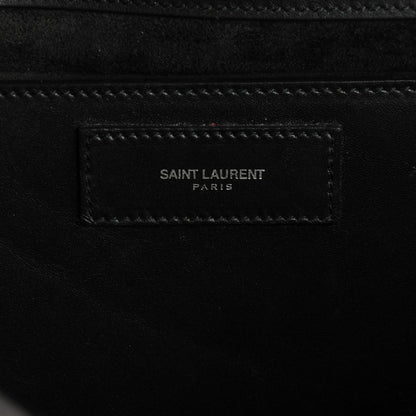 Saint Laurent Calfskin Studded Medium Betty Black 6 of 8