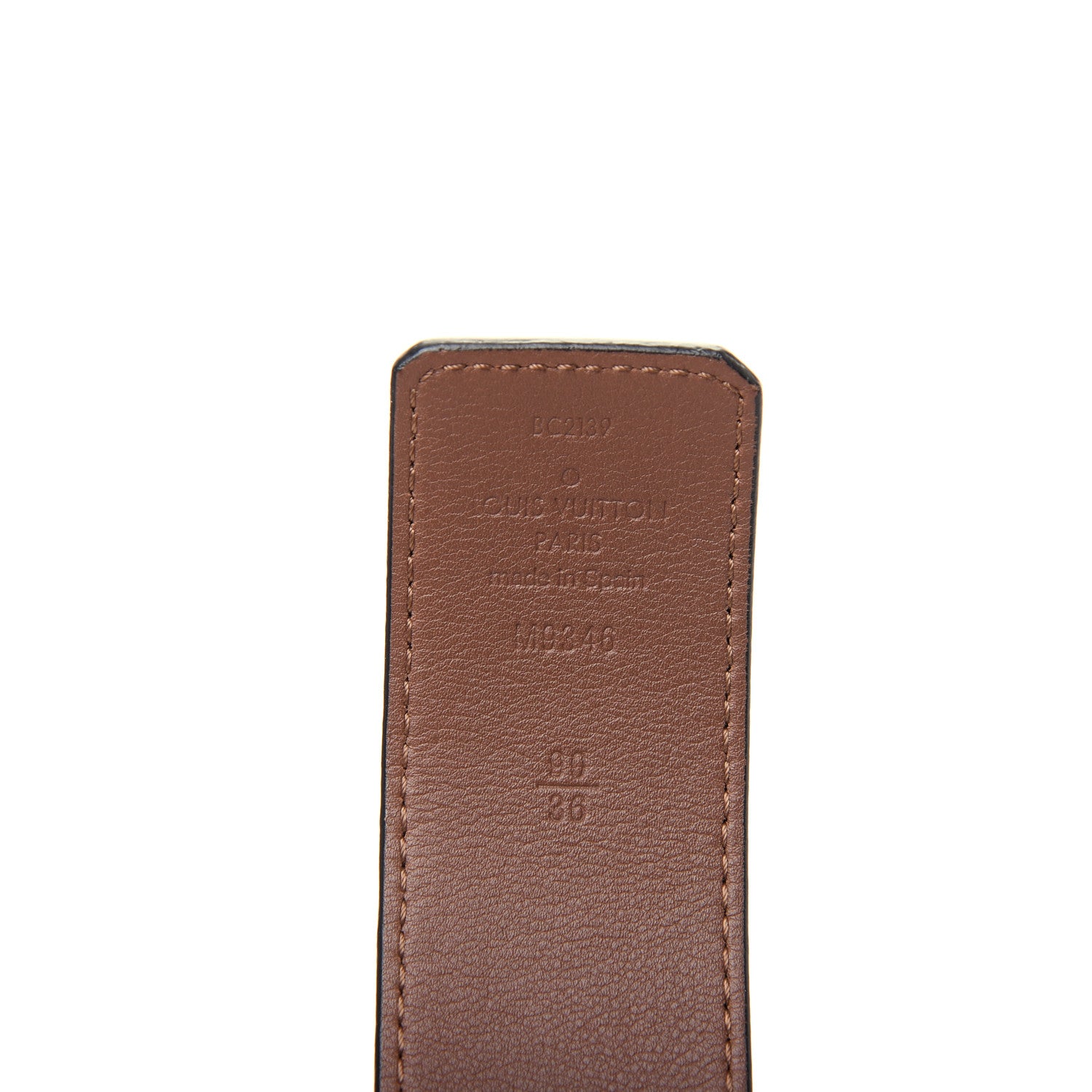 Louis Vuitton Monogram Eclipse Taigarama 40mm LV Initiales Reversible Belt 90 36 Black 3 of 5