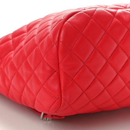 Chanel Lambskin Quilted Large Urban Spirit Backpack Red 9 of 10