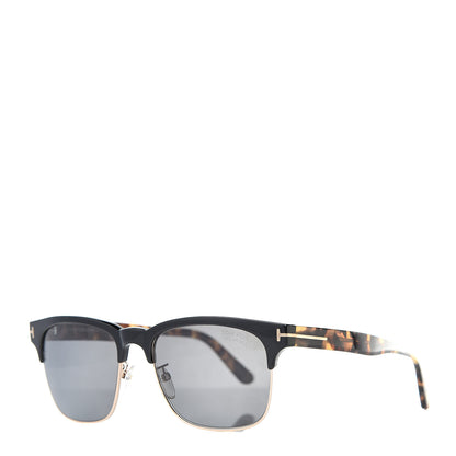 Tom Ford Louis Polarized Sunglasses TF386 Black Tortoise 1 of 8
