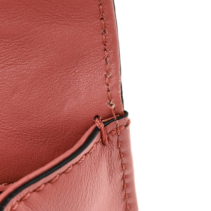 Valentino Garavani Vitello Small Glam Lock Rockstud Flap Antique Rose 11 of 12