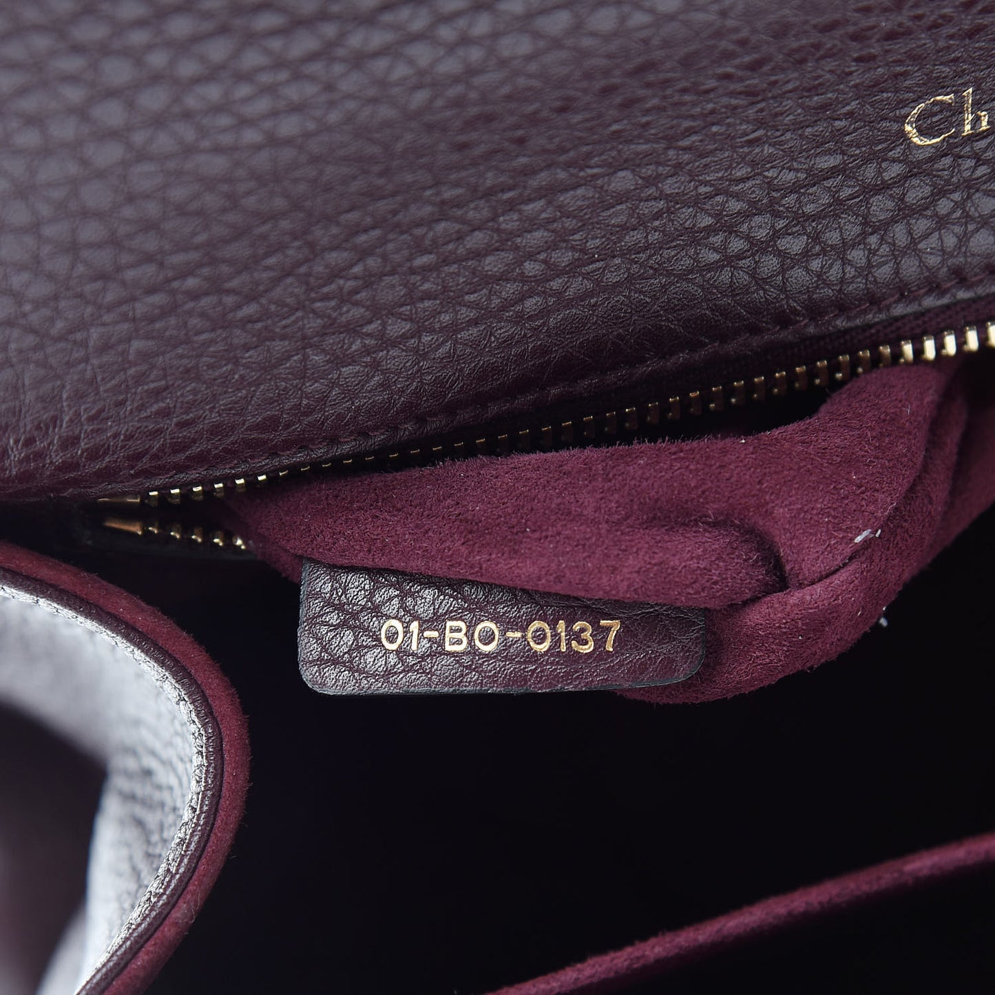 Grained Calfskin Medium Diorama Flap Bag Amaranth