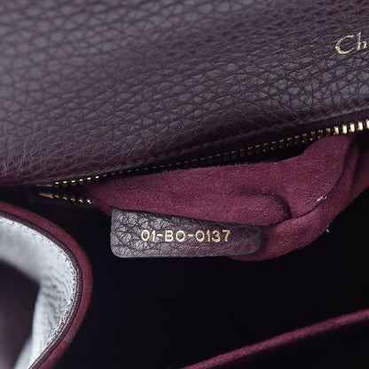 Christian Dior Grained Calfskin Medium Diorama Flap Bag Amaranth 8 of 12