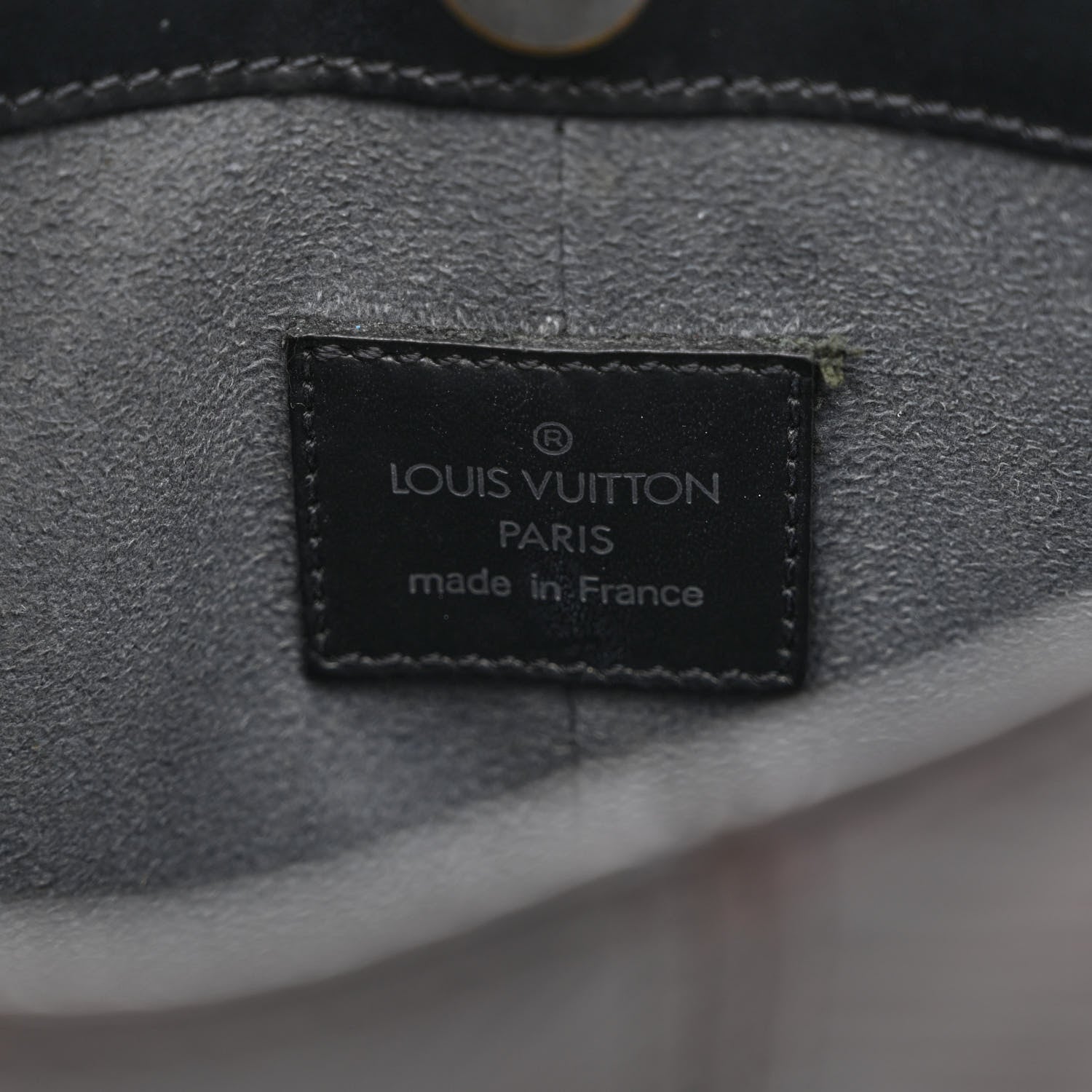 Louis Vuitton Epi Demi Lune Pochette Black 6 of 9
