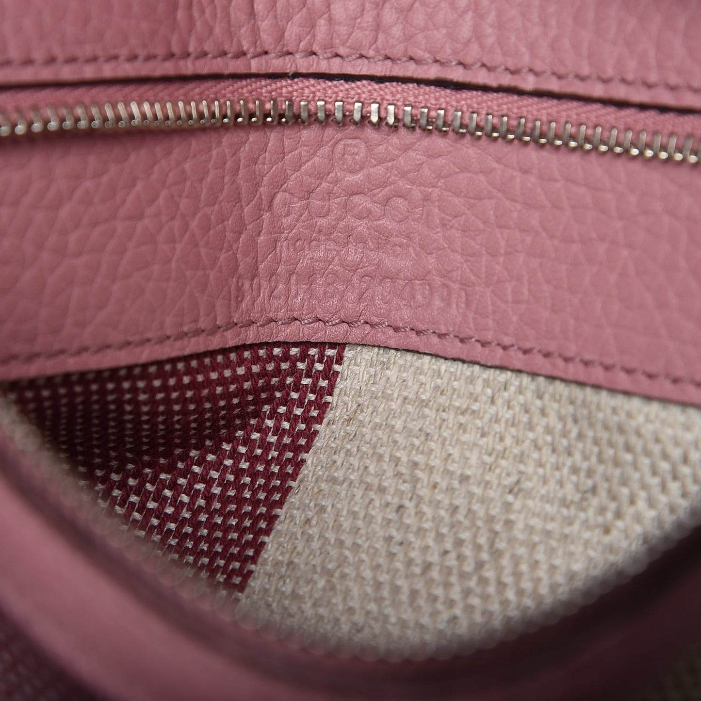 Cellarius Calfskin Medium Bamboo Daily Top Handle Bag Carmine Rose