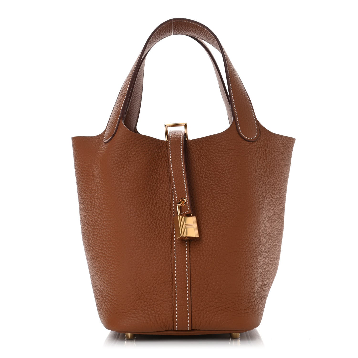 Hermes Taurillon Clemence Picotin Lock 18 PM Gold 1 of 8