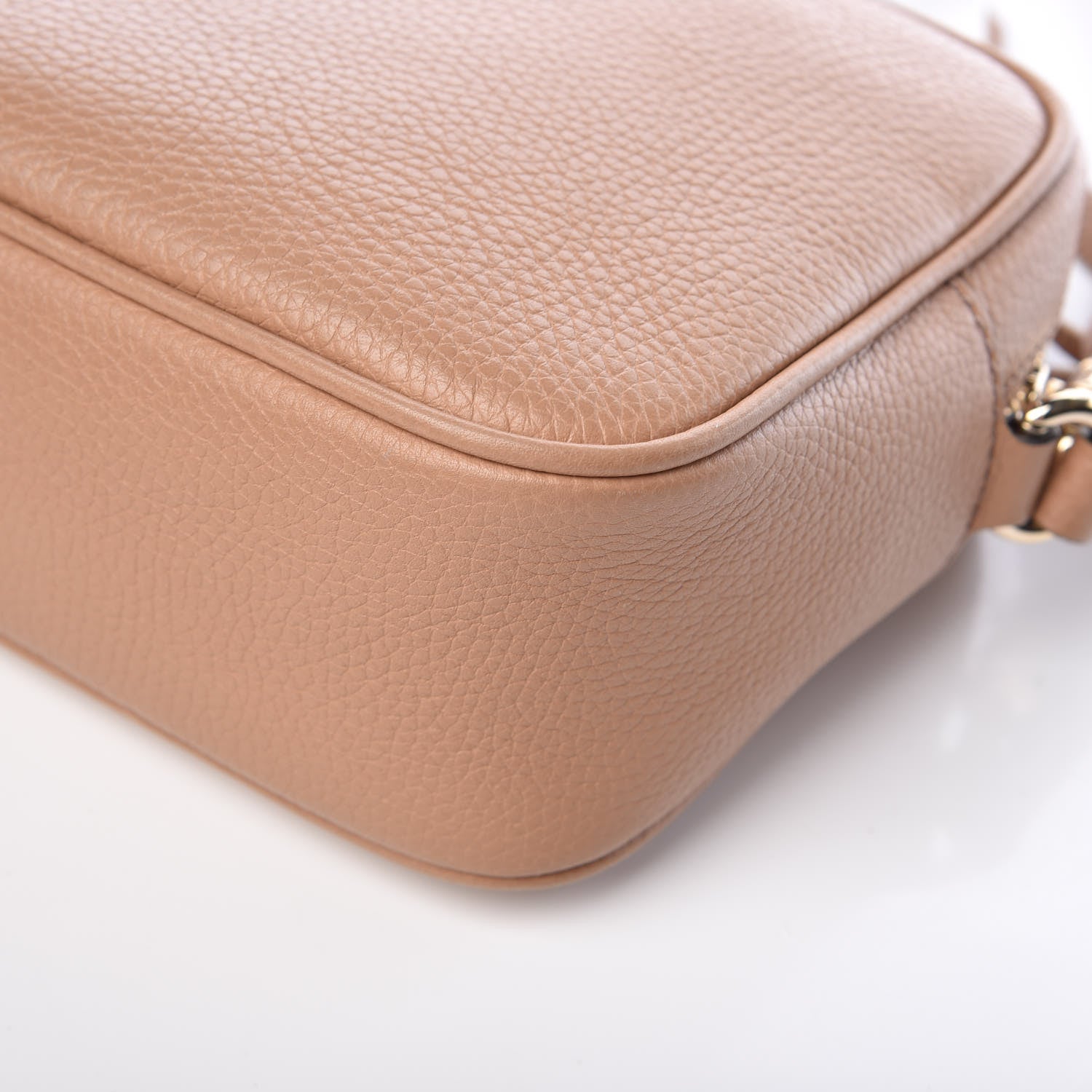 Gucci Pebbled Calfskin Small Soho Disco Bag Rose Beige 11 of 14