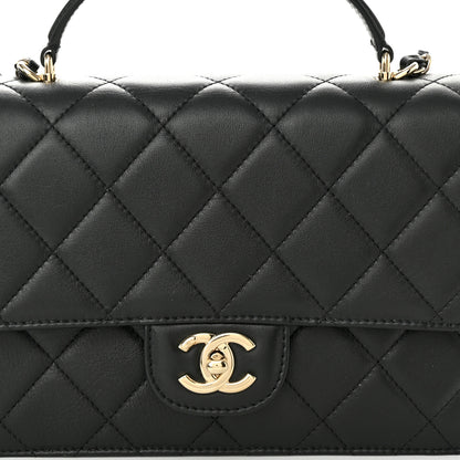 Chanel Calfskin Quilted Coco Lady Flap Black 8 of 11