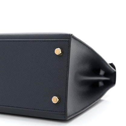 Hermes Epsom Kelly Sellier 28 Bleu Indigo 10 of 11
