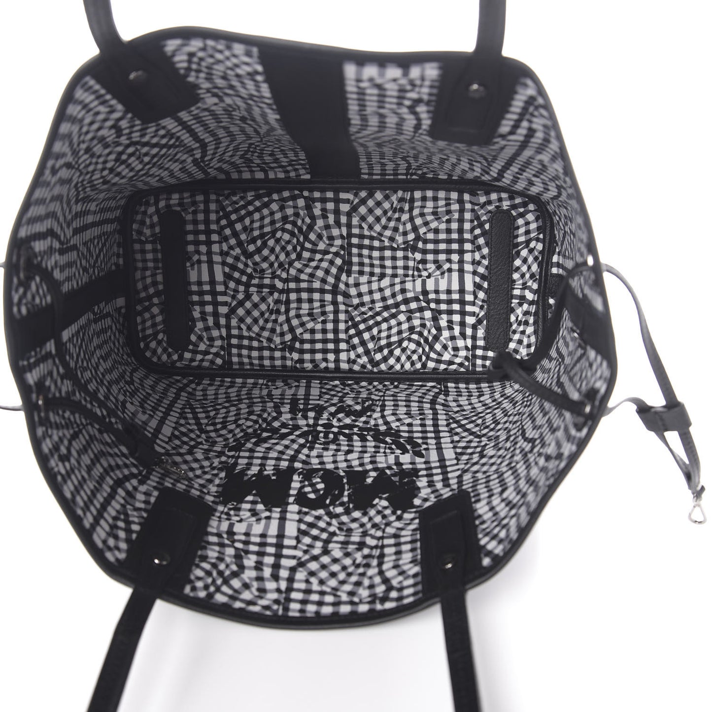 Visetos Medium Liz Reversible Shopper Tote Black