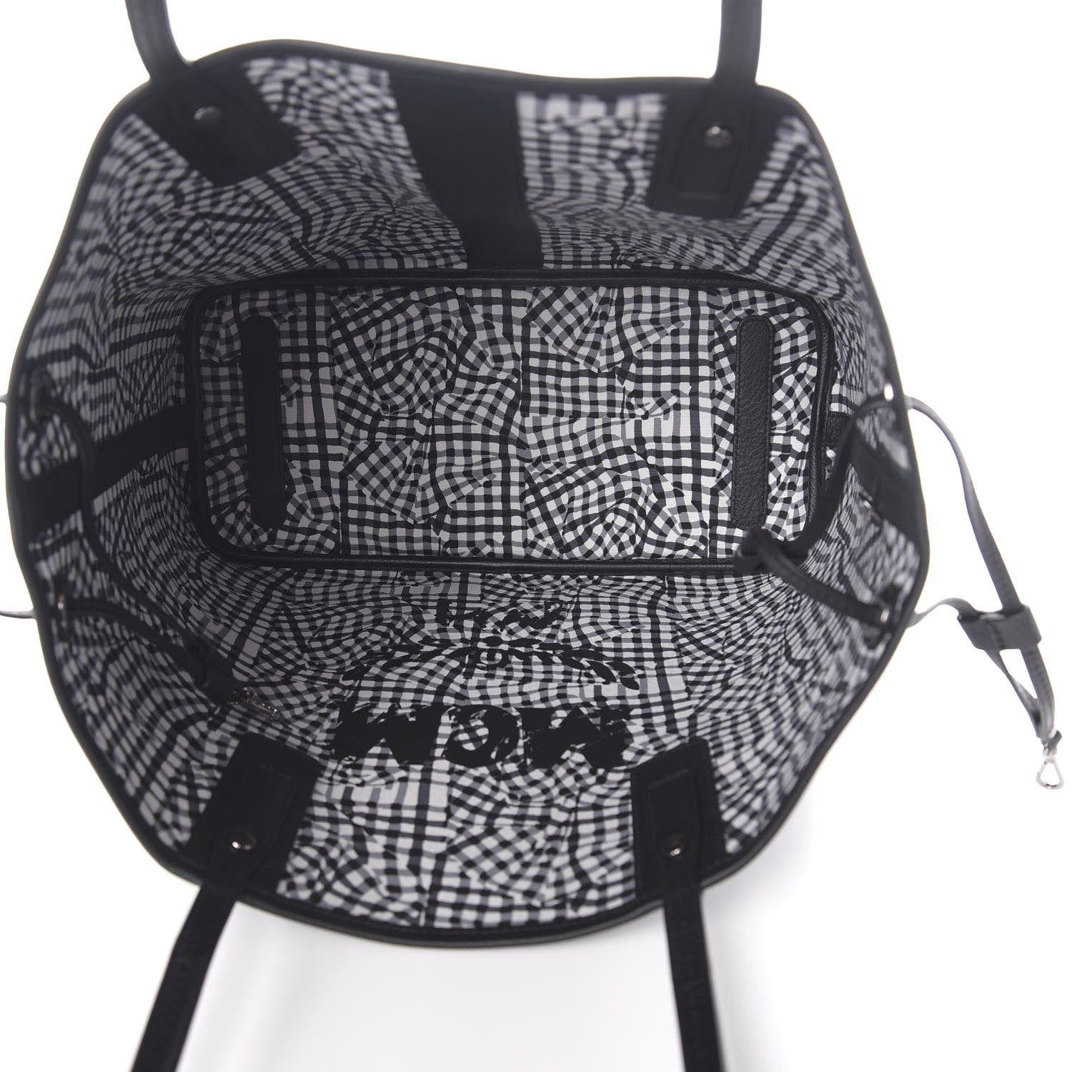 MCM Visetos Medium Liz Reversible Shopper Tote Black 15 of 15