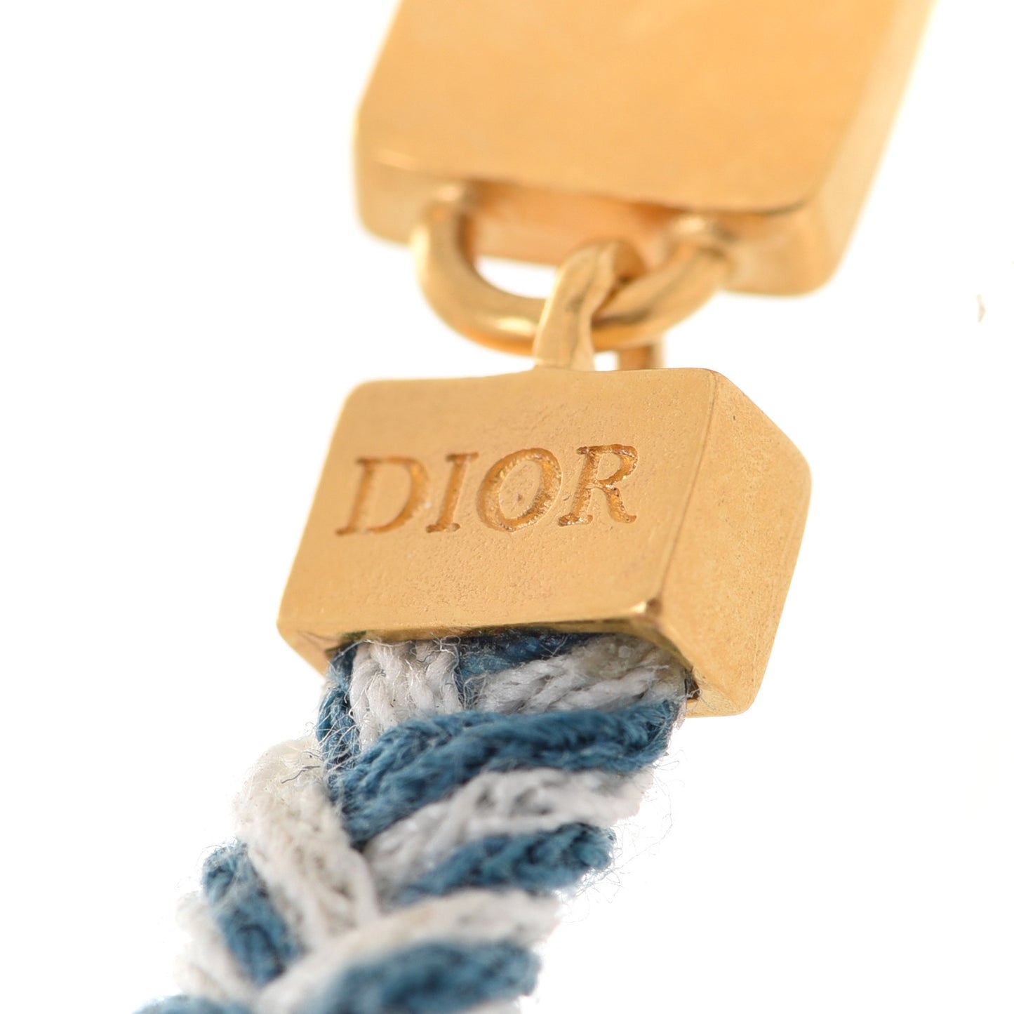 Woven Cotton J'Adior Bracelet Blue