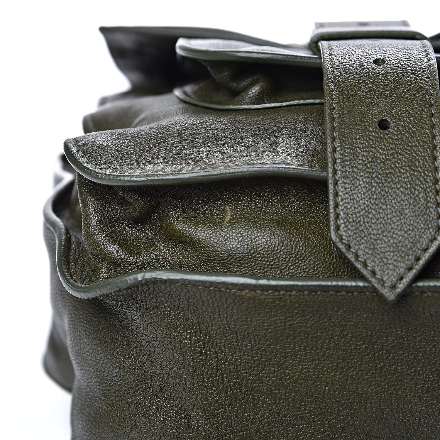 Proenza Schouler Lambskin Large PS1 Satchel Military 9 of 11