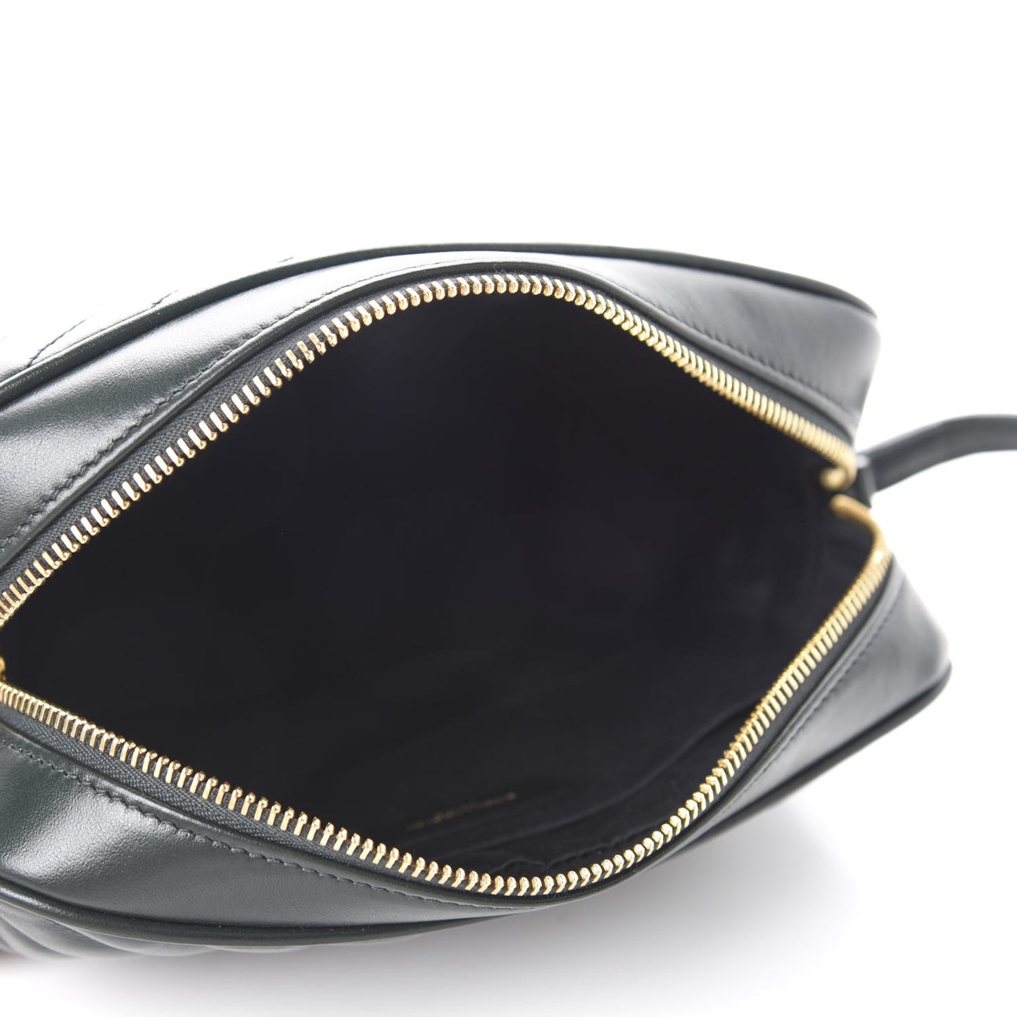 Calfskin Matelasse Monogram Lou Camera Bag Green