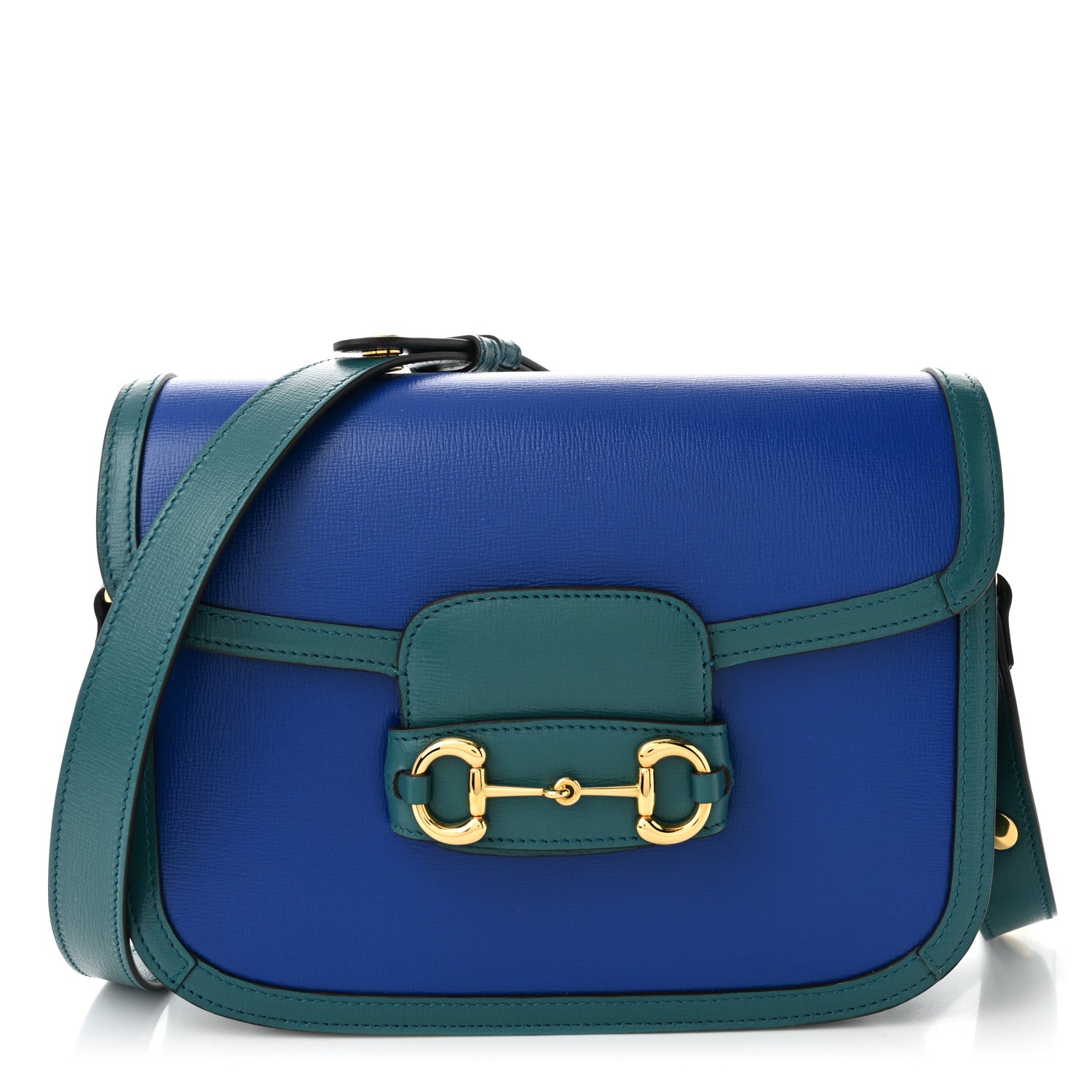 Gucci Azalea Calfskin Horsebit 1955 Shoulder Bag Imperial Blue Pavone Imperial Blue Pavone 1 of 11