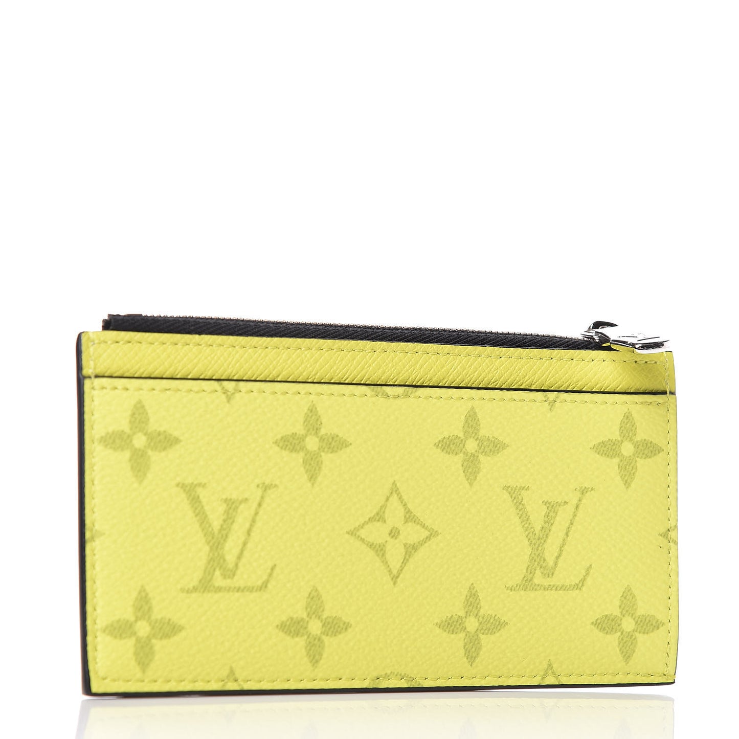 Monogram Taiga Coin Card Holder Yellow