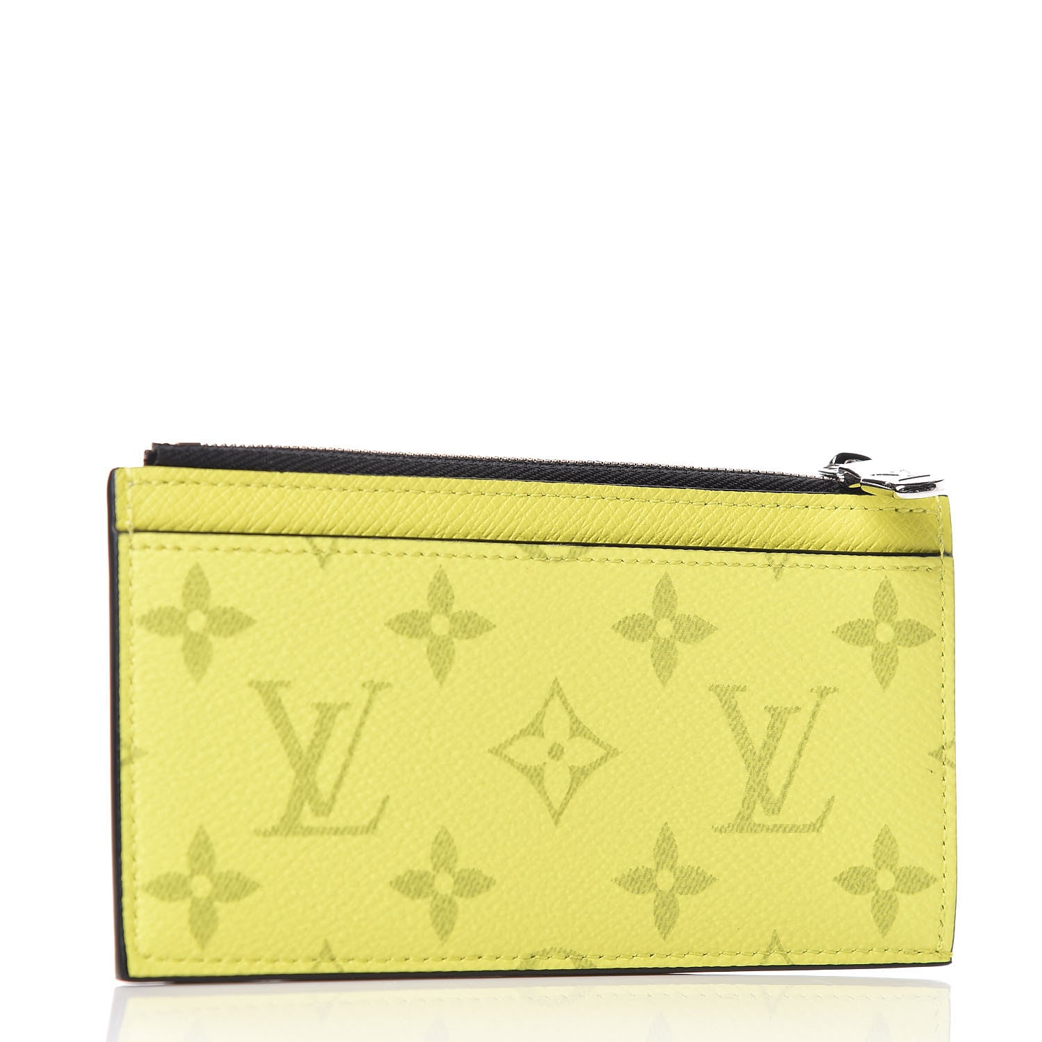 Louis Vuitton Monogram Taiga Coin Card Holder Yellow 3 of 7