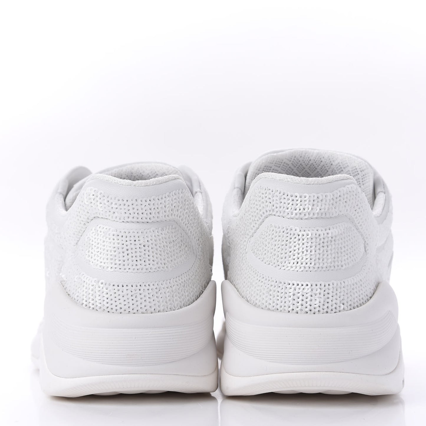 Sequin CC Sneakers 38.5 White