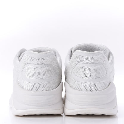 Chanel Sequin CC Sneakers 38.5 White 7 of 11