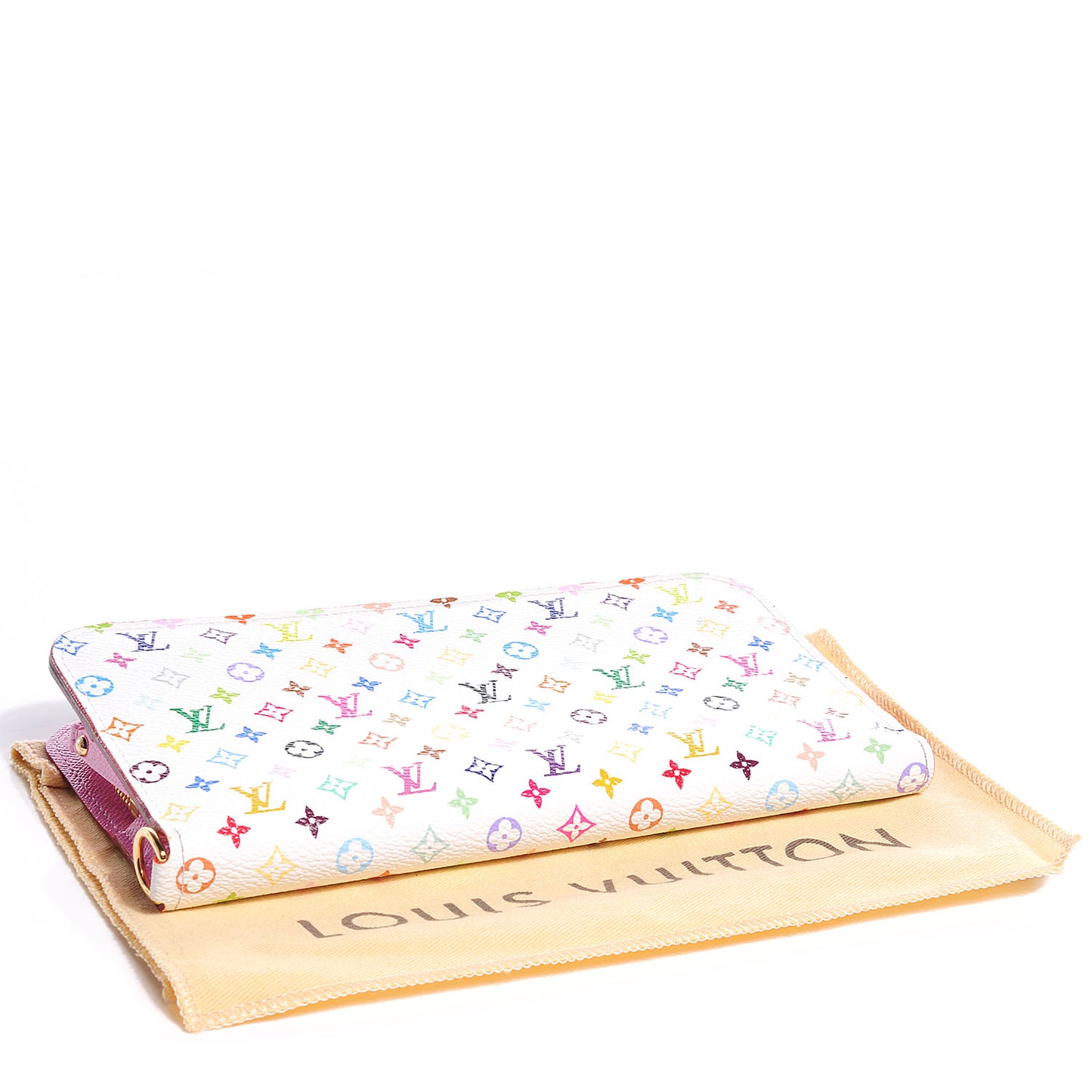 Monogram Multicolor Insolite Wallet White Litchi