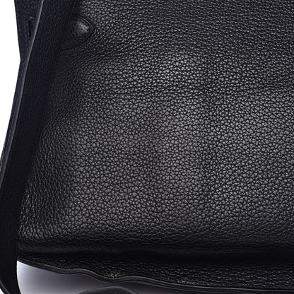 Hermes Taurillon Clemence Jypsiere 37 Black 8 of 12
