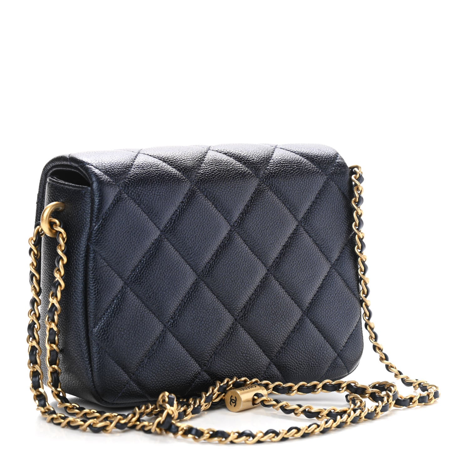 Chanel Iridescent Caviar Quilted Mini My Perfect Flap Black 3 of 11