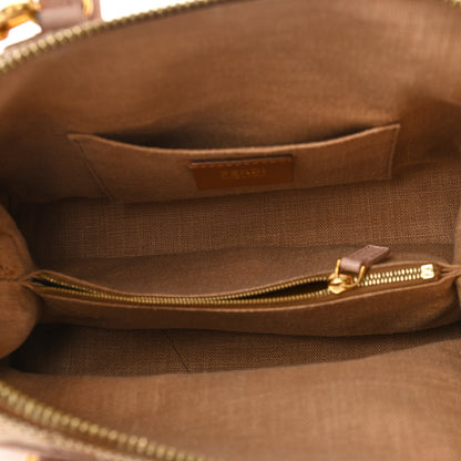 Fendi Vitello Elite Canvas Small Chameleon Tote Beige Cipria 5 of 12