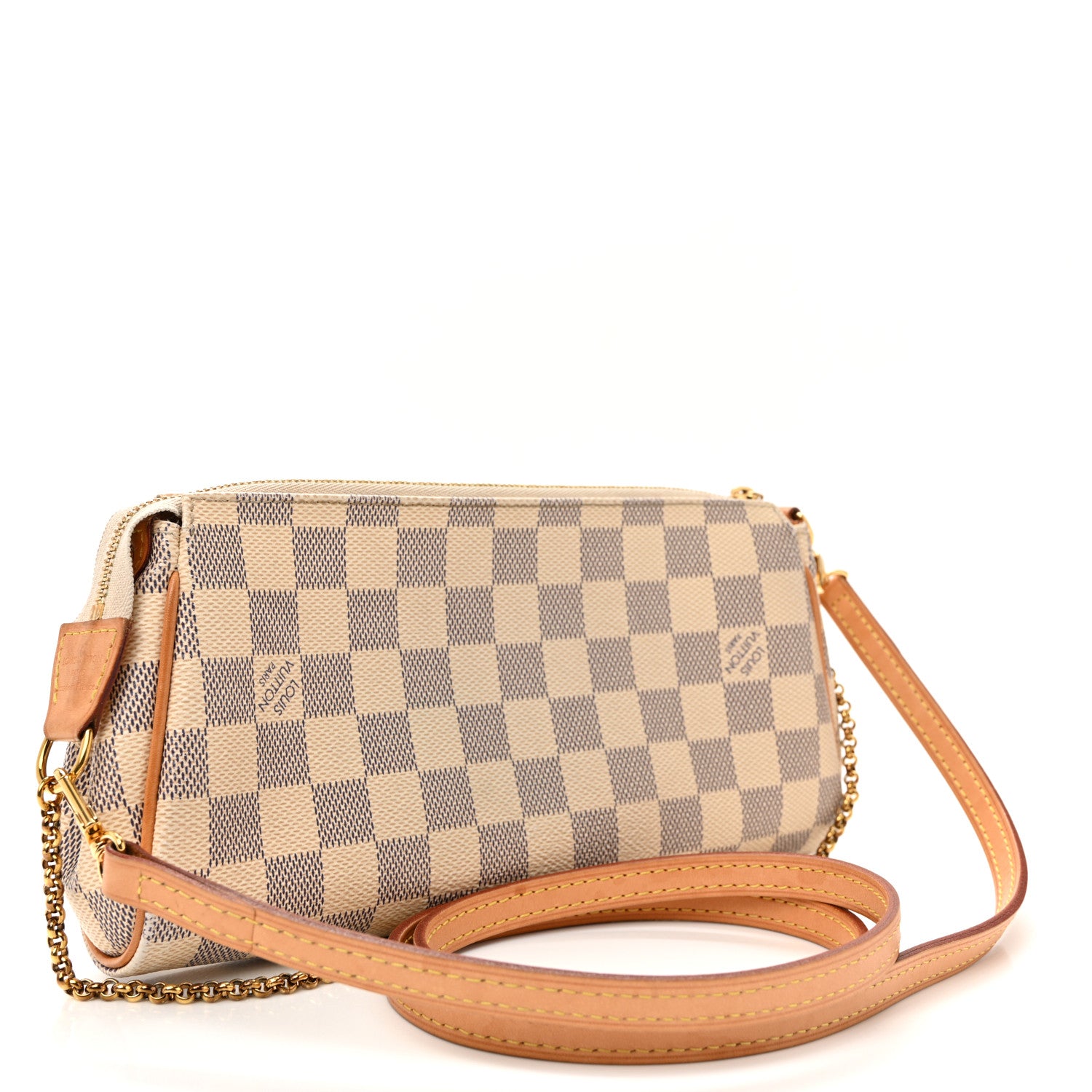 Louis Vuitton Damier Azur Eva Clutch 3 of 12