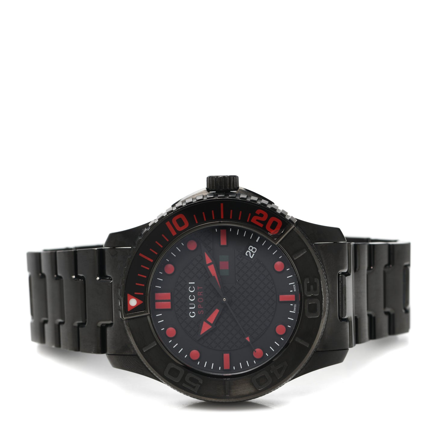 PVD Stainless Steel 44mm G-Timeless Sport Quartz Watch Black