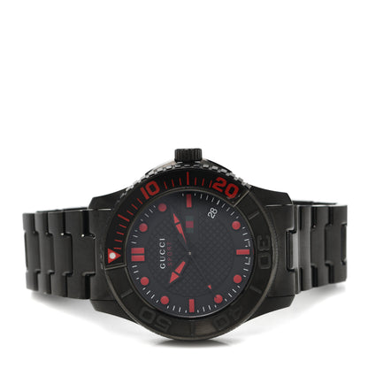 Gucci PVD Stainless Steel 44mm G-Timeless Sport Quartz Watch Black 2 of 6