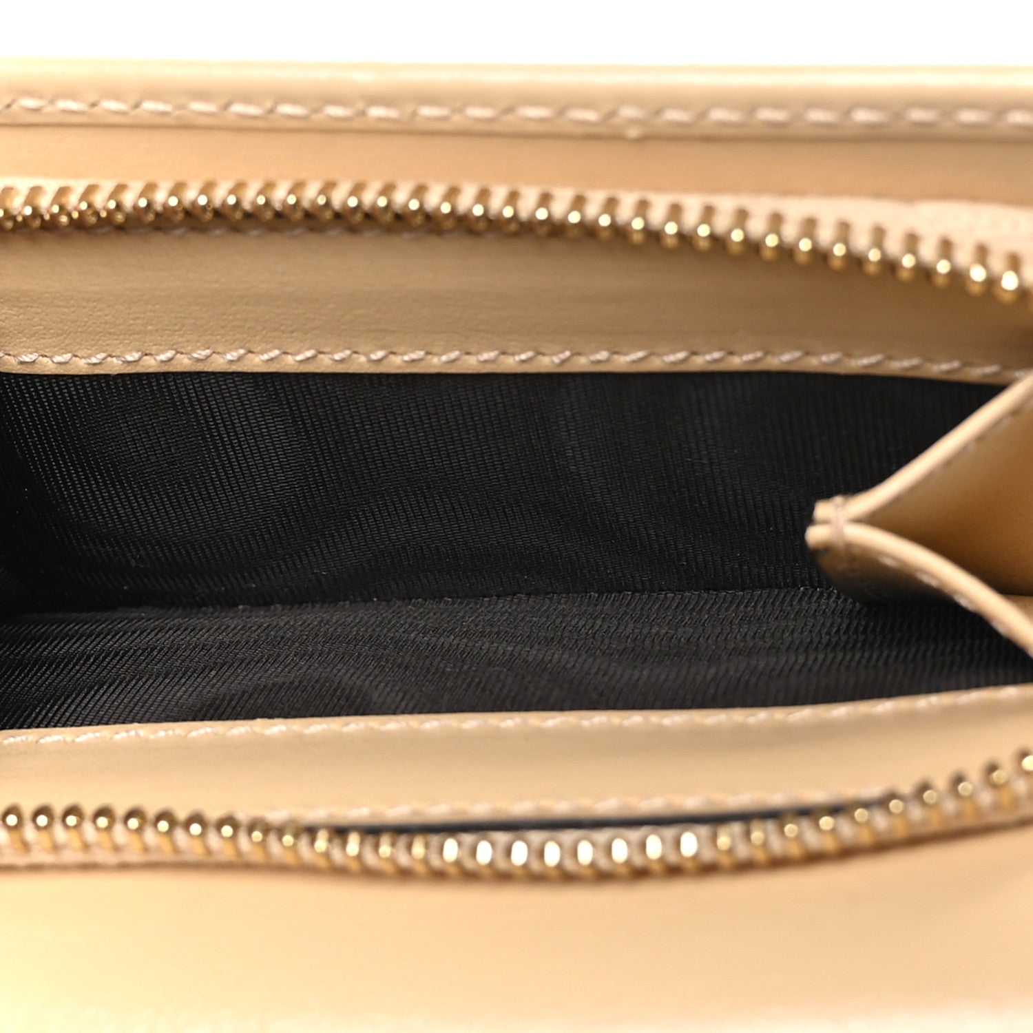 Gucci Boarded Plutone Calfskin Horsebit 1955 Tri Fold Wallet Bubble Tea 6 of 9