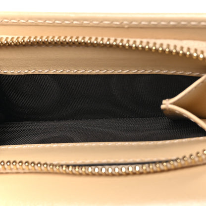 Gucci Boarded Plutone Calfskin Horsebit 1955 Tri Fold Wallet Bubble Tea 6 of 9