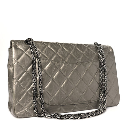 Chanel Metallic Aged Calfskin Quilted 2.55 Reissue 227 Flap Light Gold 3 of 10