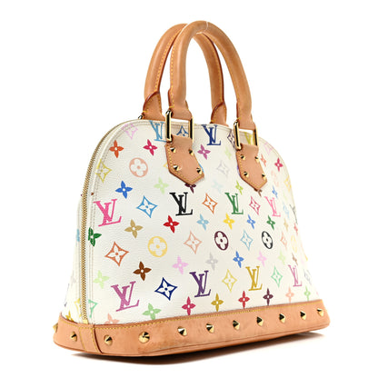 Louis Vuitton Monogram Multicolor Alma White 3 of 24