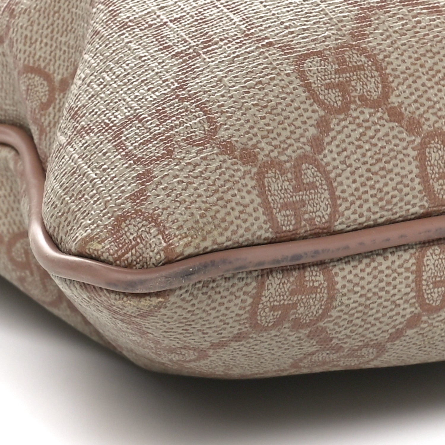 Gucci GG Supreme Monogram Selleria Calfskin Small Flat Messenger Bag Pink 9 of 10