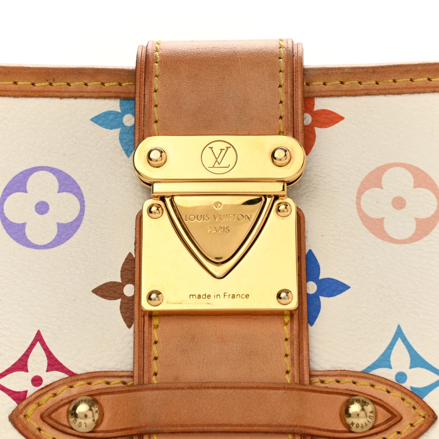 Louis Vuitton Monogram Multicolor Shirley White 6 of 7
