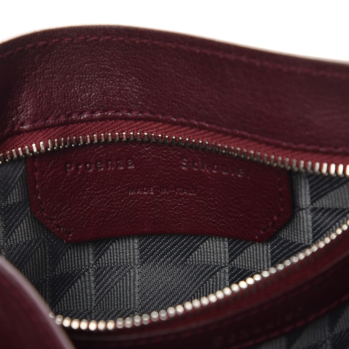 Lambskin PS1 Pouch Messenger Oxblood