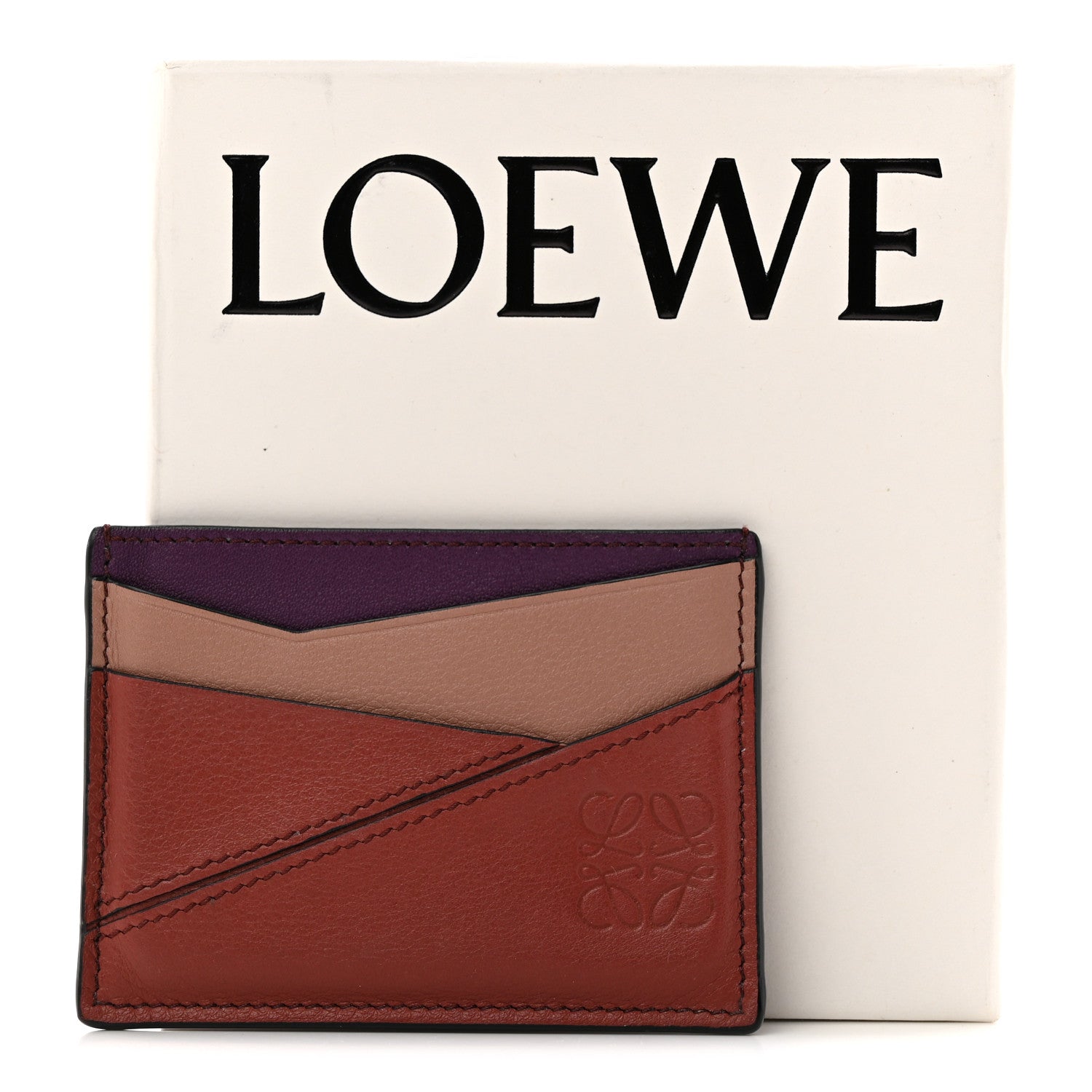 Loewe Calfskin Puzzle Colorblock Card Holder Multicolor 8 of 8