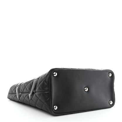 Chanel Calfskin Quilted Large Cambon Tote Black 4 of 12