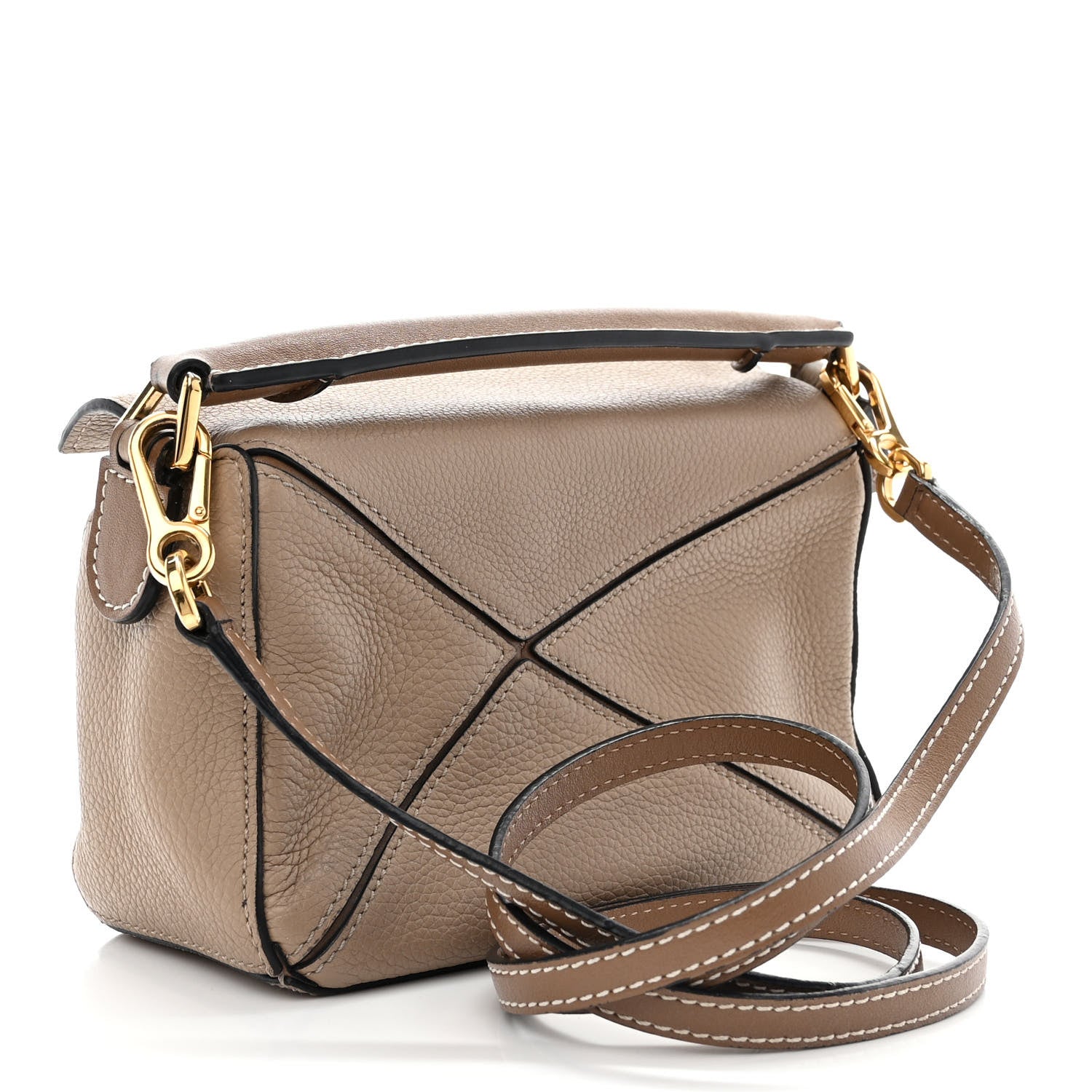 Loewe Calfskin Mini Puzzle Bag Sand Mink 3 of 12