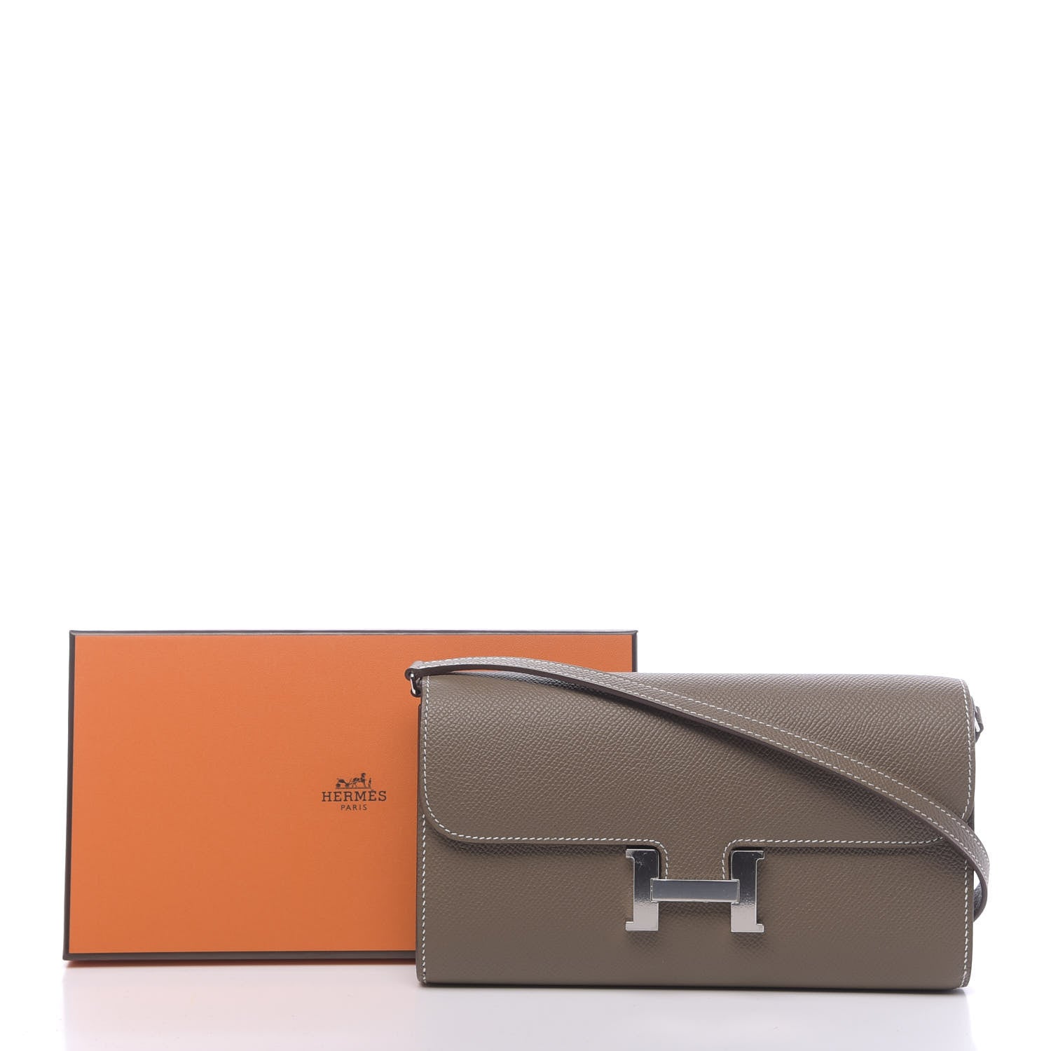 Hermes Epsom Constance Long To Go Wallet Etoupe 11 of 11