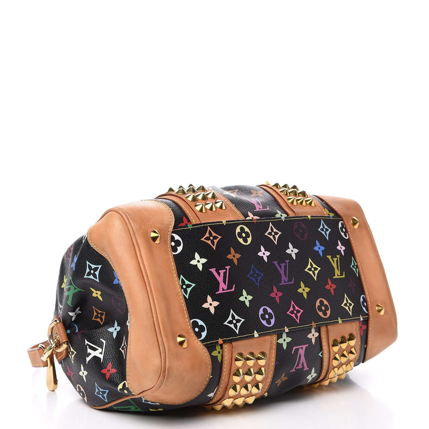 Louis Vuitton Monogram Multicolor Courtney MM Black 3 of 16