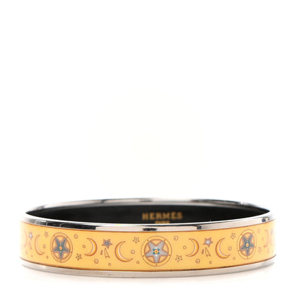 Hermes Enamel Printed Moon Stars Bracelet 65 1 of 6