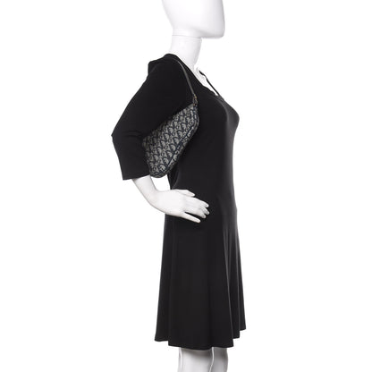 Christian Dior Monogram Mini Saddle Pochette Navy 2 of 12