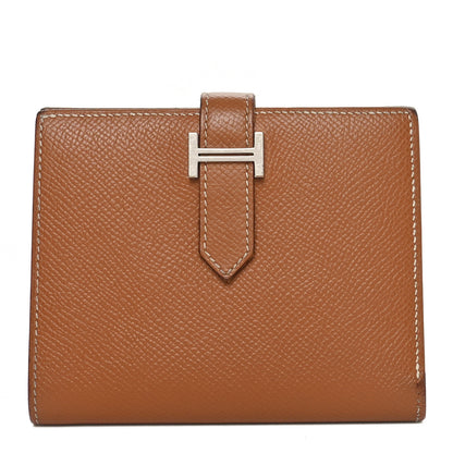 Hermes Epsom Bearn Compact Wallet Gold 1 of 7