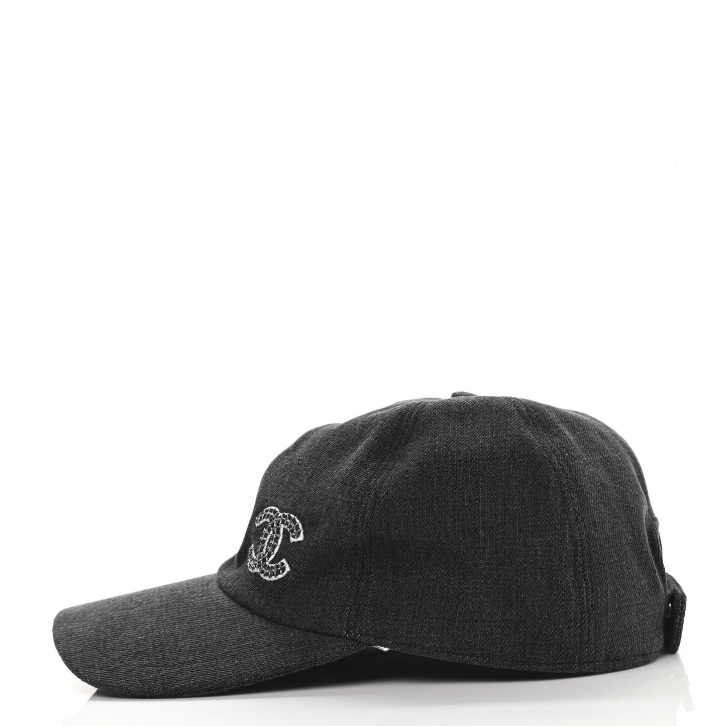Cotton Sequin CC Cap Hat Black